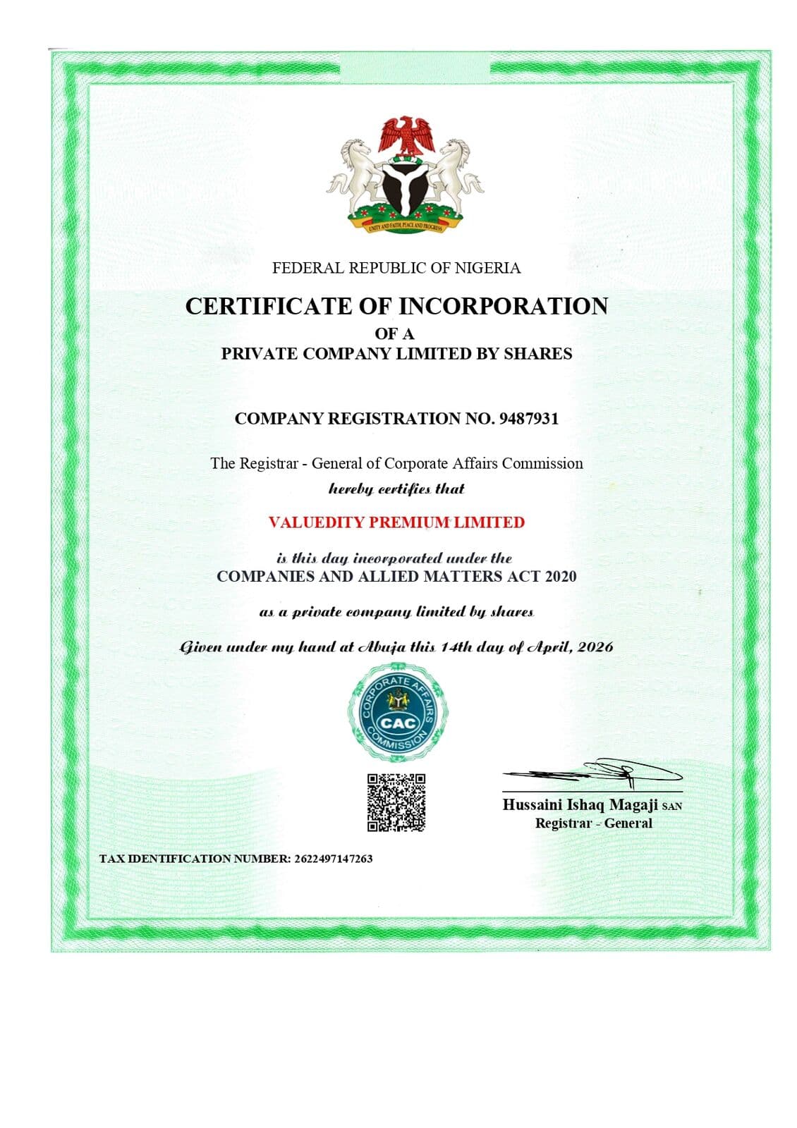 CAC Registration & Compliance